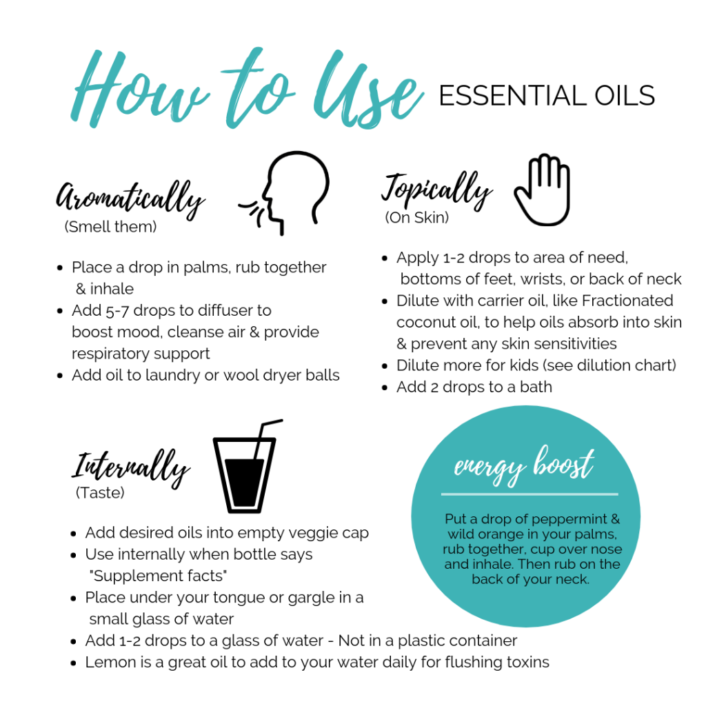 How to use oils natural health