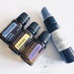 Essential oil bottles with spritzer for itchy skin