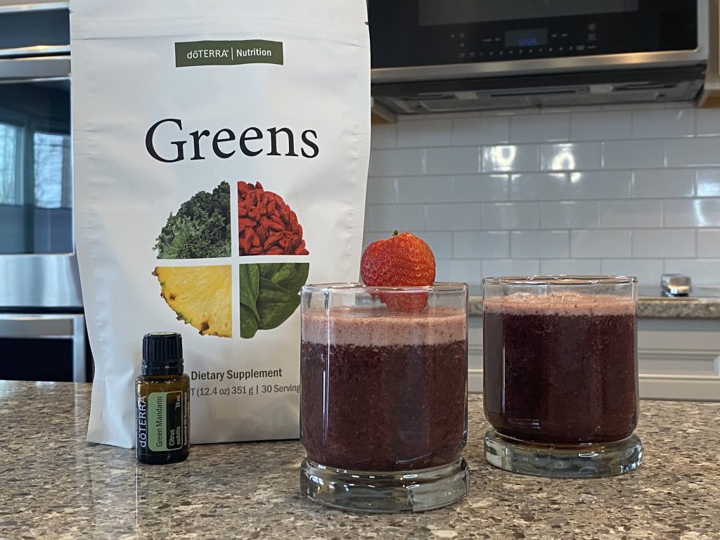 doterra greens berry superfood smoothie